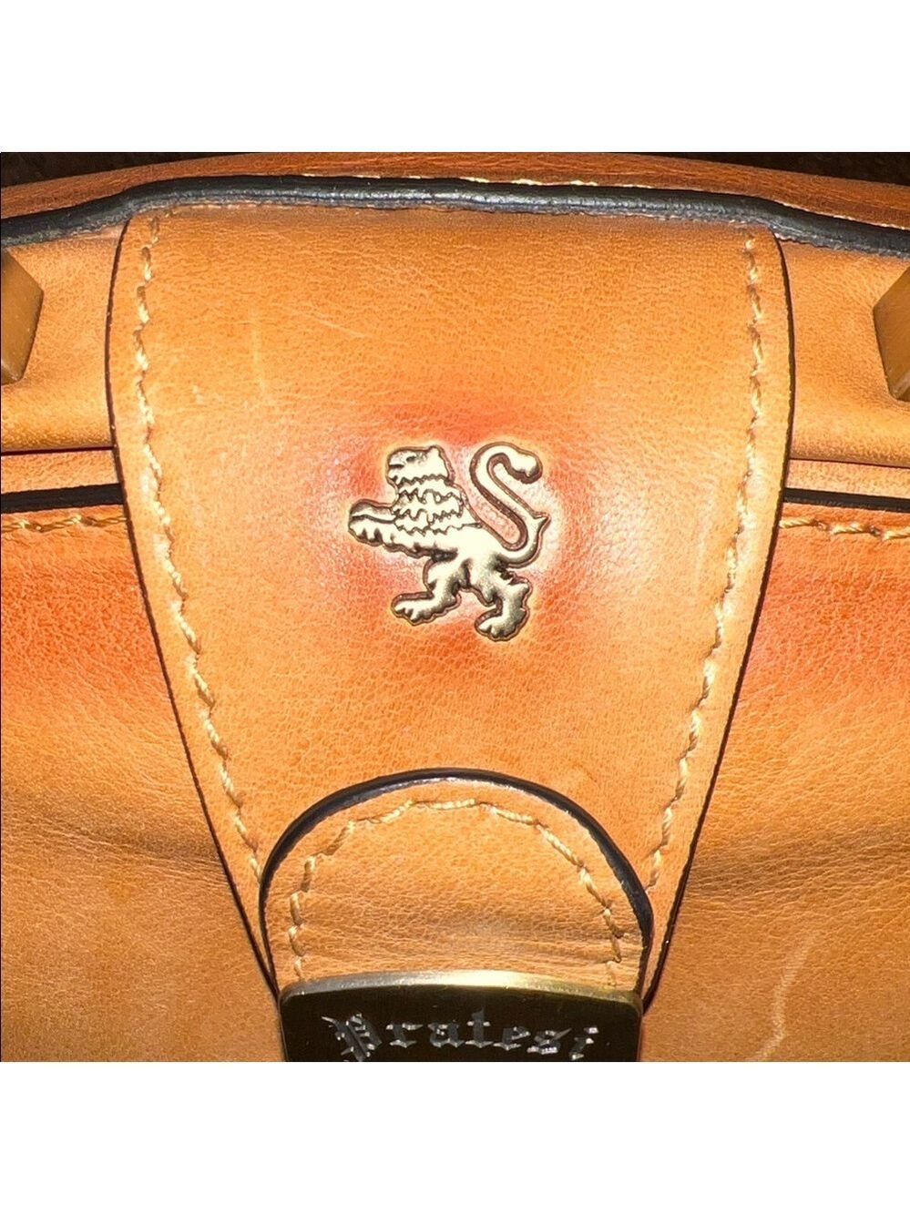 Pratesi Brown Leather Satchel - Picture 3 of 11
